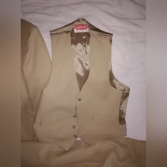 Vintage Levi Strauss & Co San Francisco 3 Piece Suit Size 40R
